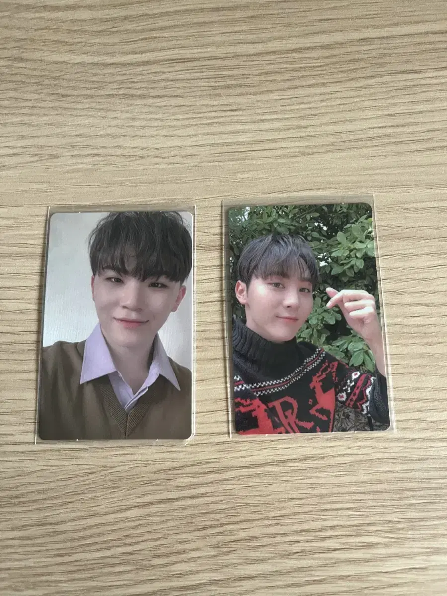 Seventeen Woozi, seungkwan photocard