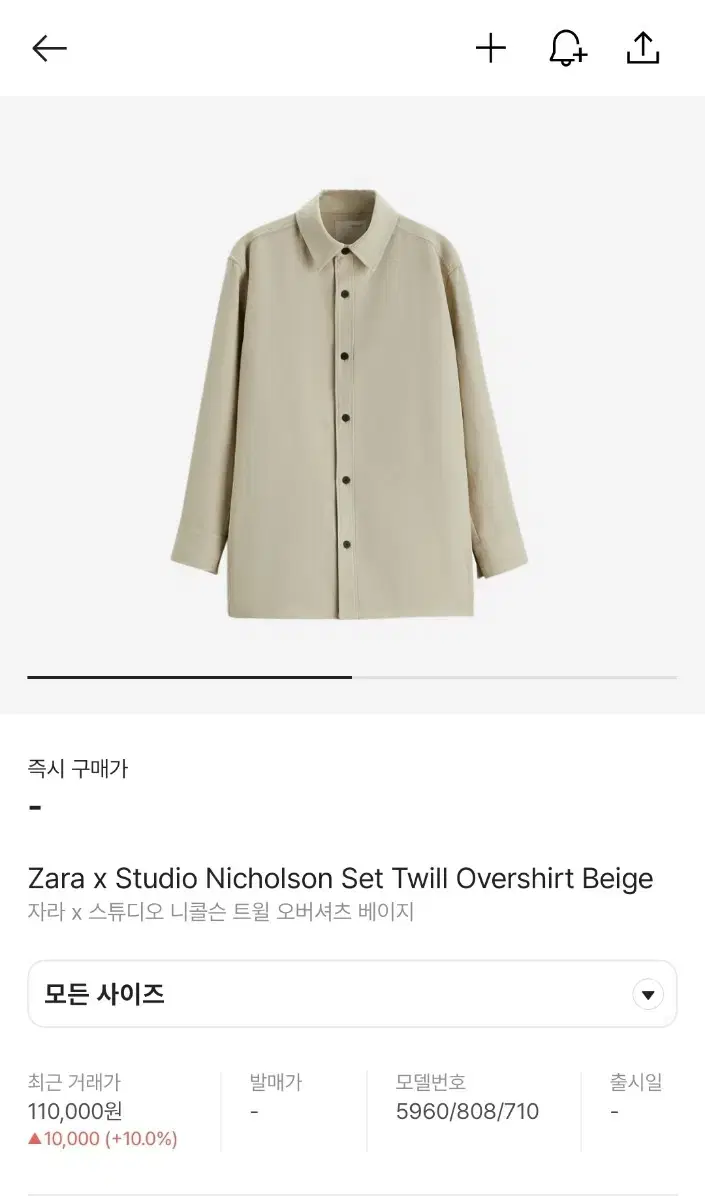 Zara x StudiosNicolson Oversized Twill Jacket(L-XL)