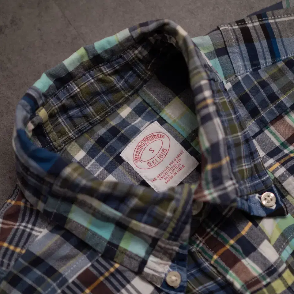 Brooks Brothers Patchwork Madras Shirt