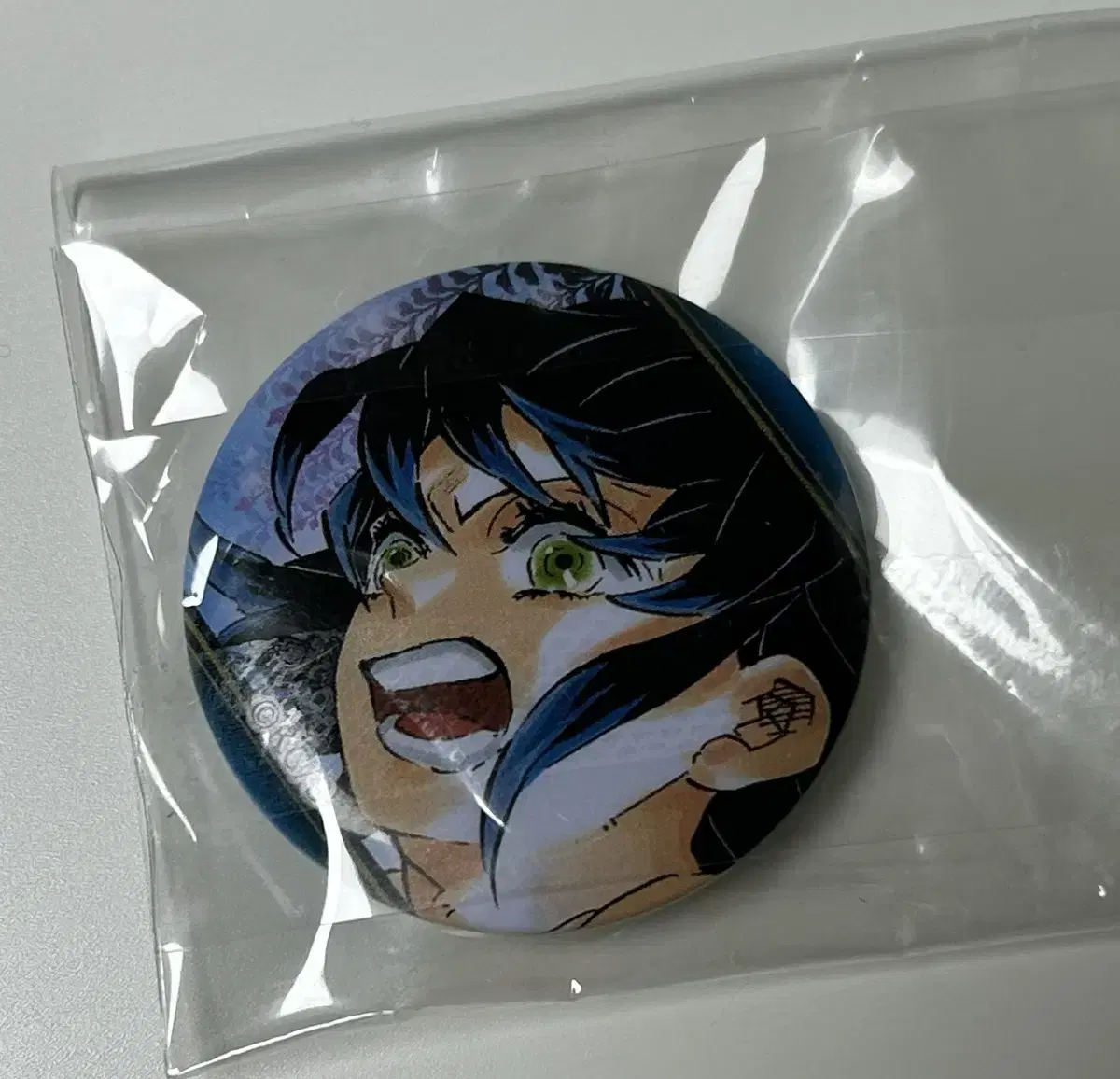 Inosuke Original Art Can Badge Earblade Demon Slayer Blade