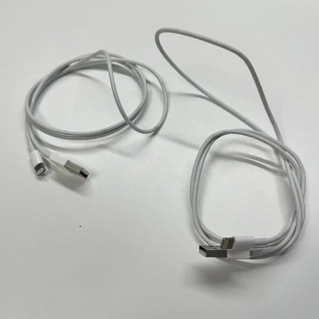 애플 정품 라이트닝 USB 케이블 2개 Apple Lightning