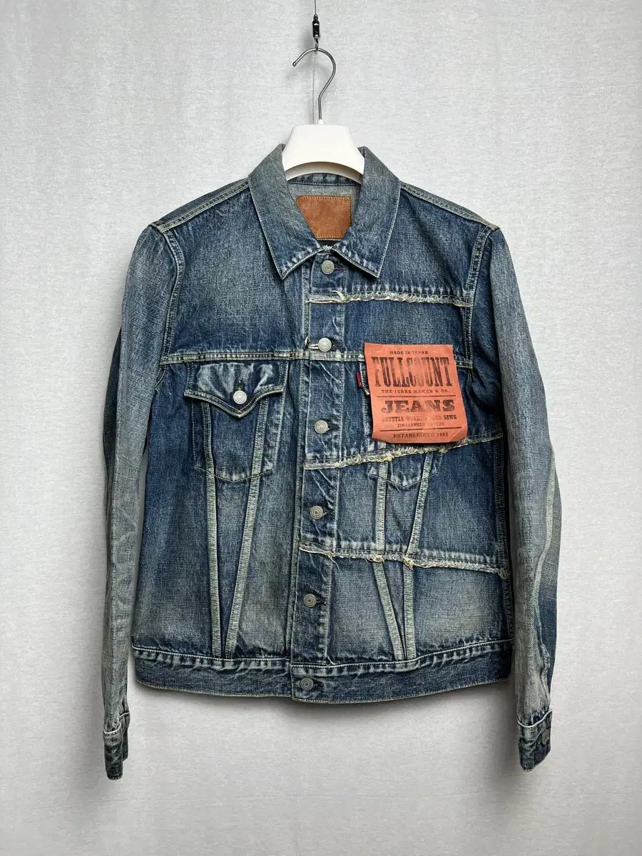 Full Count x Myne / Switching Denim Jacket / Size M