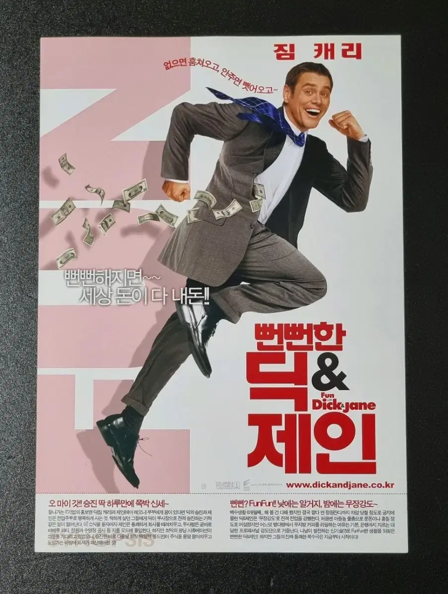 [영화팜플렛] 뻔뻔한 딕&제인 (2006) 짐캐리 영화전단지