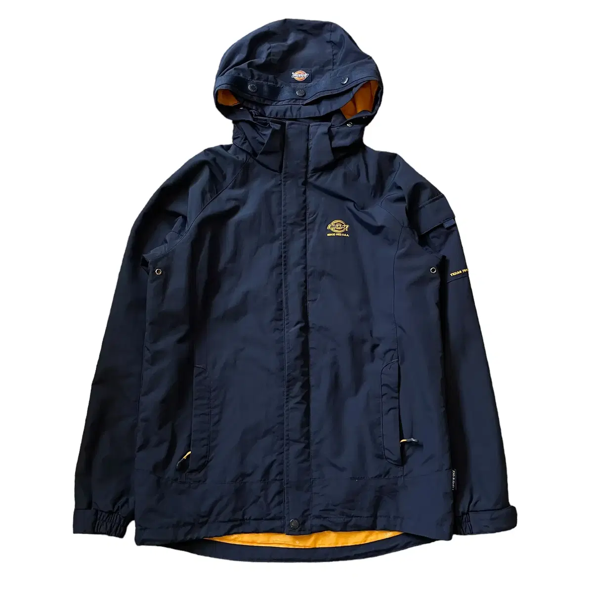 Dickies Navy Hooded Windbreaker Jacket S