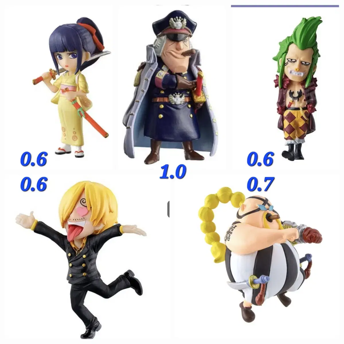 Fee Included)ONEPIECE Gacha Vandai Sea Battle Figure