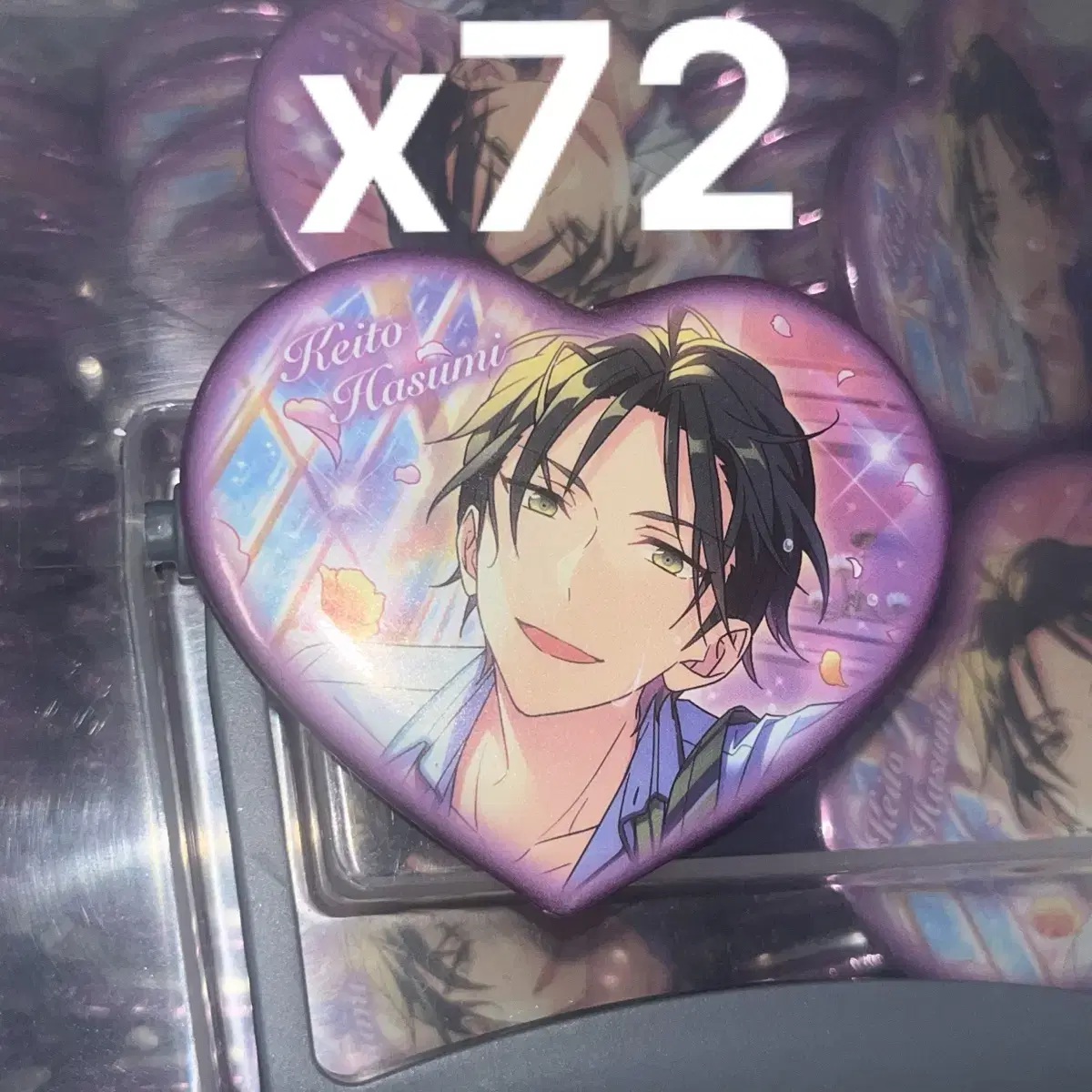 Bulk) Anstar Hasumi Keito Heart Badge