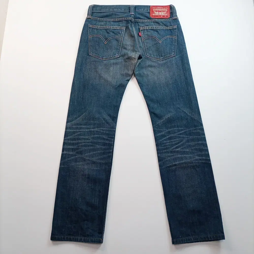 Levi's jeans size 30 date 504 wash men's denim pants A1793