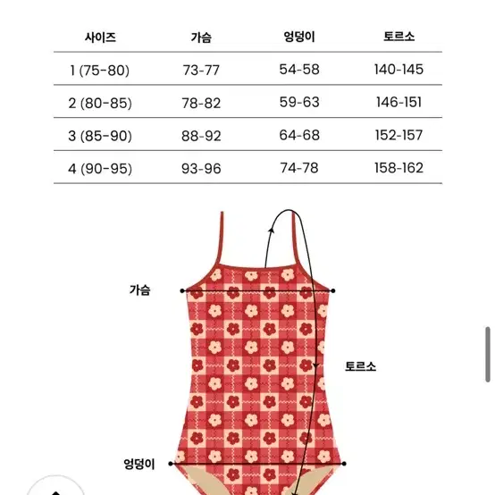 디풀리 모노키니 2 사이즈