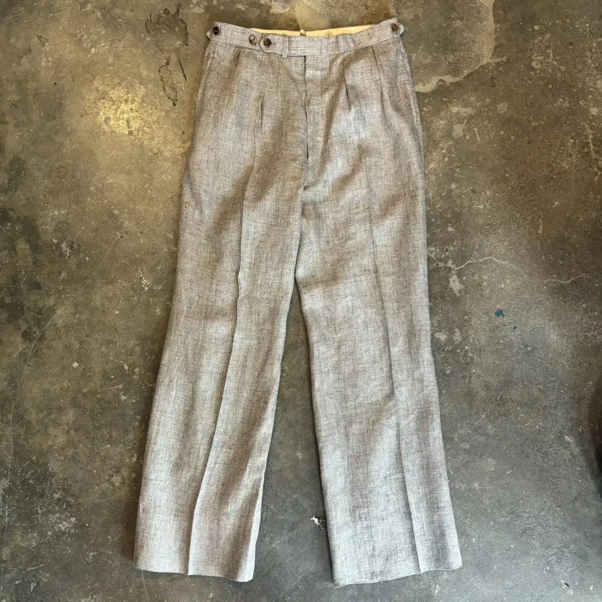 OLD POLO TWO CHIN LINEN PANTS