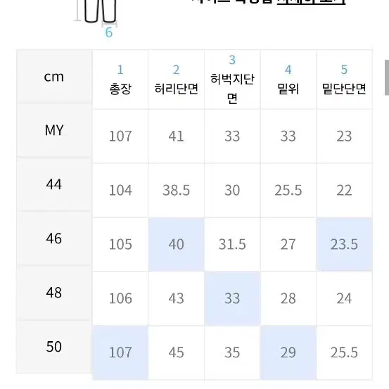 페이탈리즘 청바지 46사이즈 (사이즈표 O)