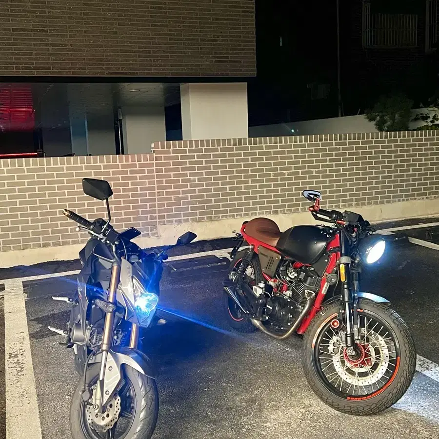 한웨이 블랙카페 125cc