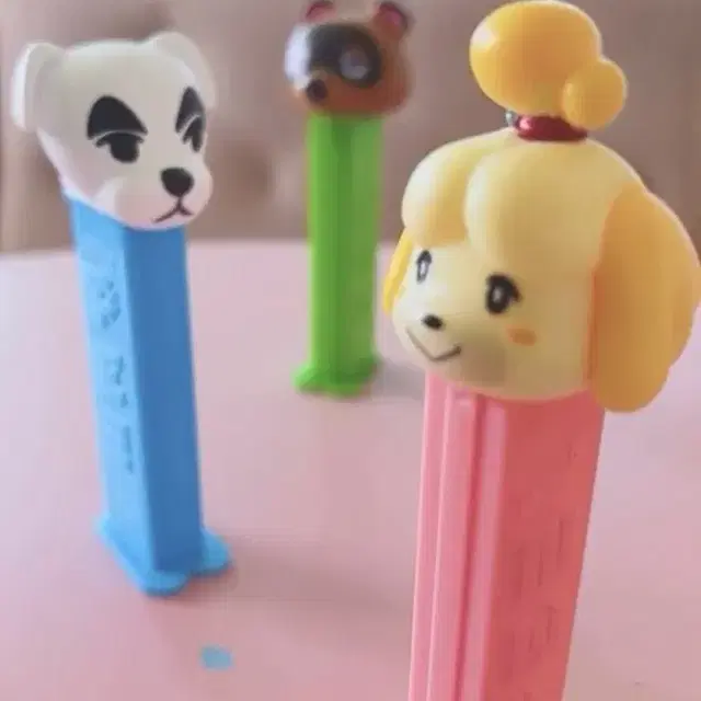 (미개봉) 동물의 숲 페즈 PEZ 캔디 고전 피규어