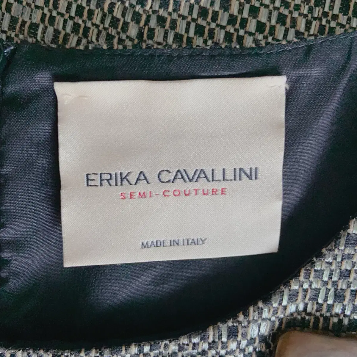 55반 Erika cavallini 블라우스 made in itary