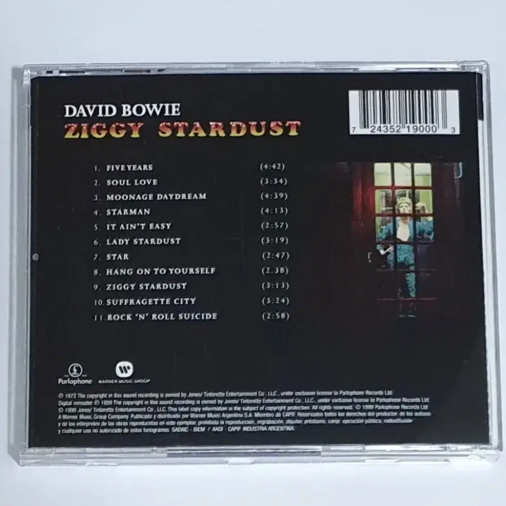 데이비드 보위 Ziggy Stardust 앨범 시디 CD