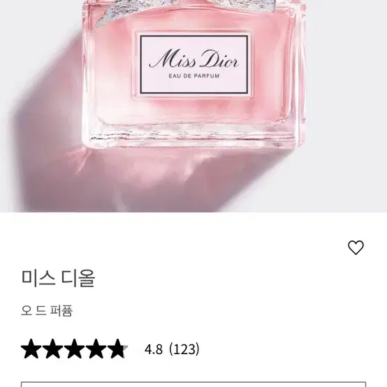 새상품 / 디올 오 드 퍼퓸 50ml