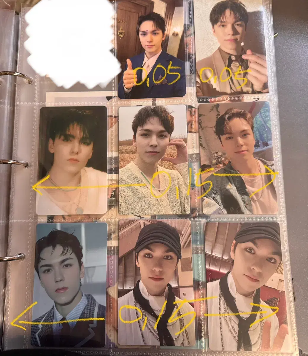 Seventeen vernon photocard WTS (Chapter 9)