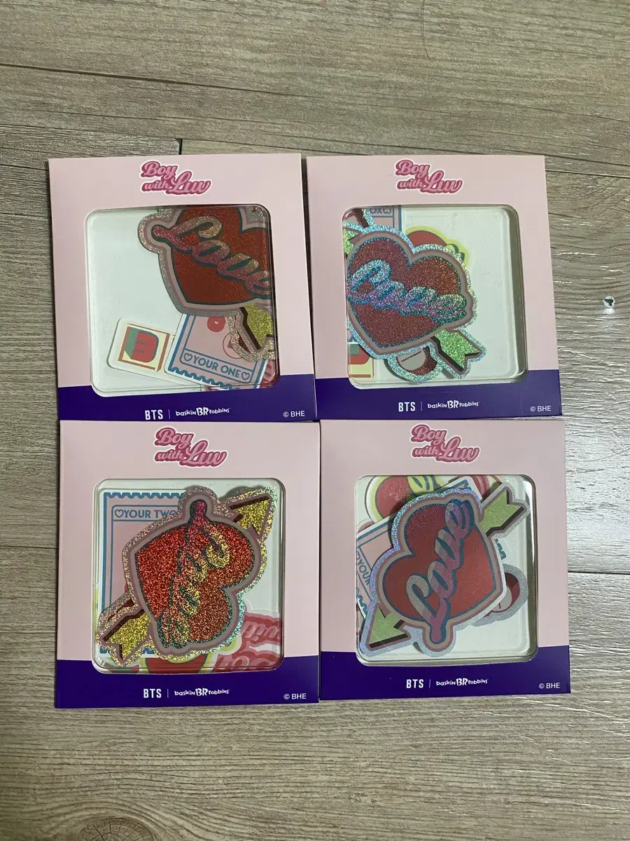 4 bangtan baskins sticker 