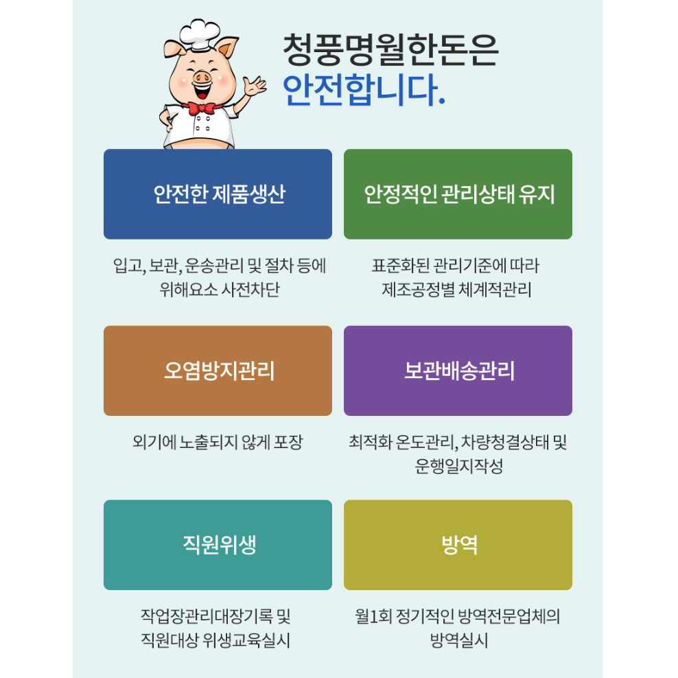 [무배/선물포장/1kg+1kg]충북 무항생제 한돈 돼지 LA 갈비 세트