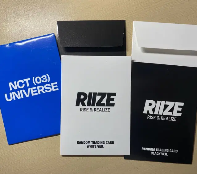 라이즈 트레카 봉투 팝업 엔시티 유니버스 랜덤 포카 포토카드 riize