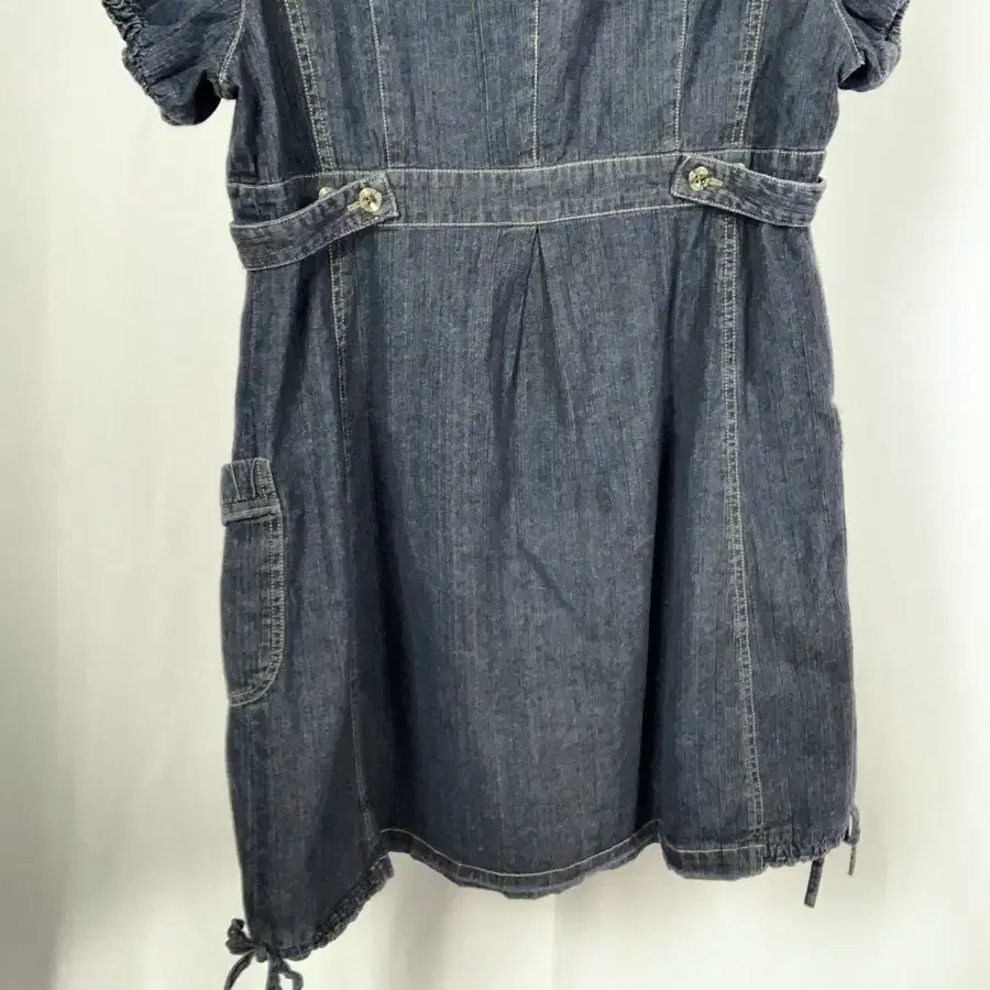 Kawaii Nerd Loose Fit Deep Denim Dress