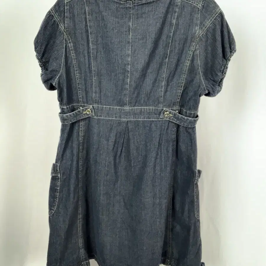 Kawaii Nerd Loose Fit Deep Denim Dress