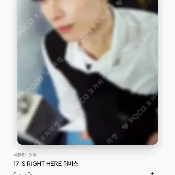 세븐틴 원우 17 is right here 포카 판매