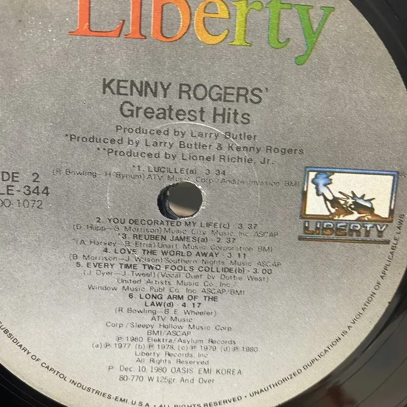 KENNY ROGERS  LP / AA4267