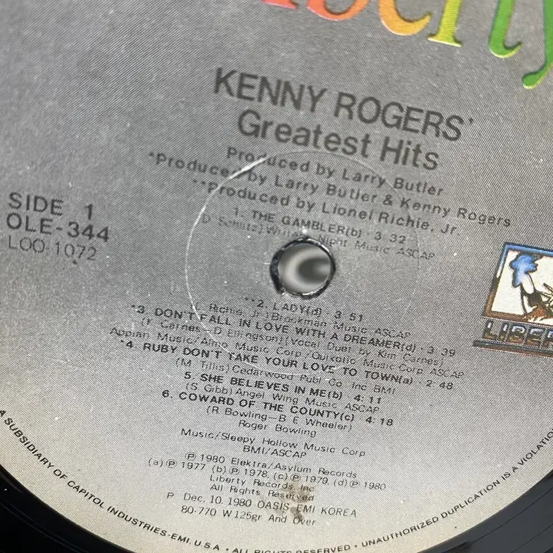 KENNY ROGERS  LP / AA4267