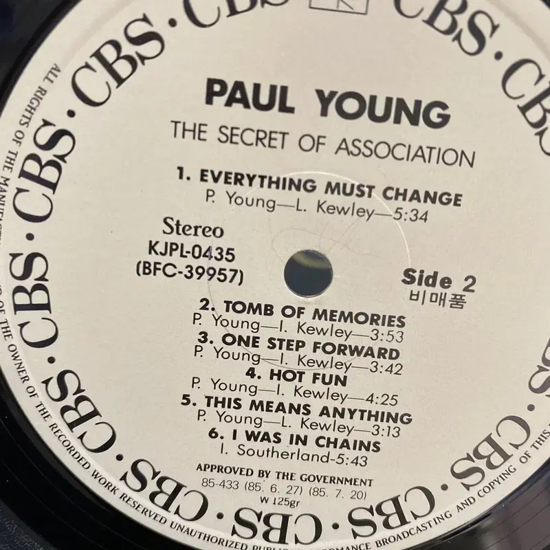 PAUL YOUNG  LP / AA4297