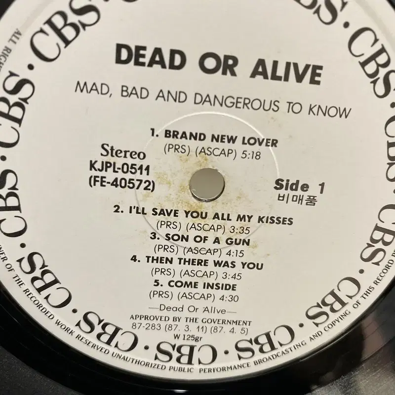 DEAD OR ALIVE LP / AA4305