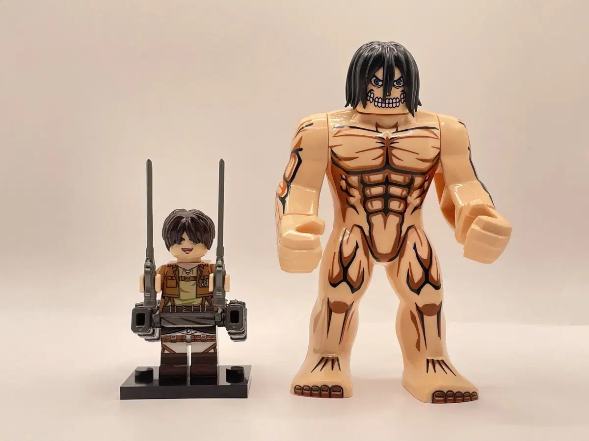 2 LEGO (compatible) Giants of JIN figures