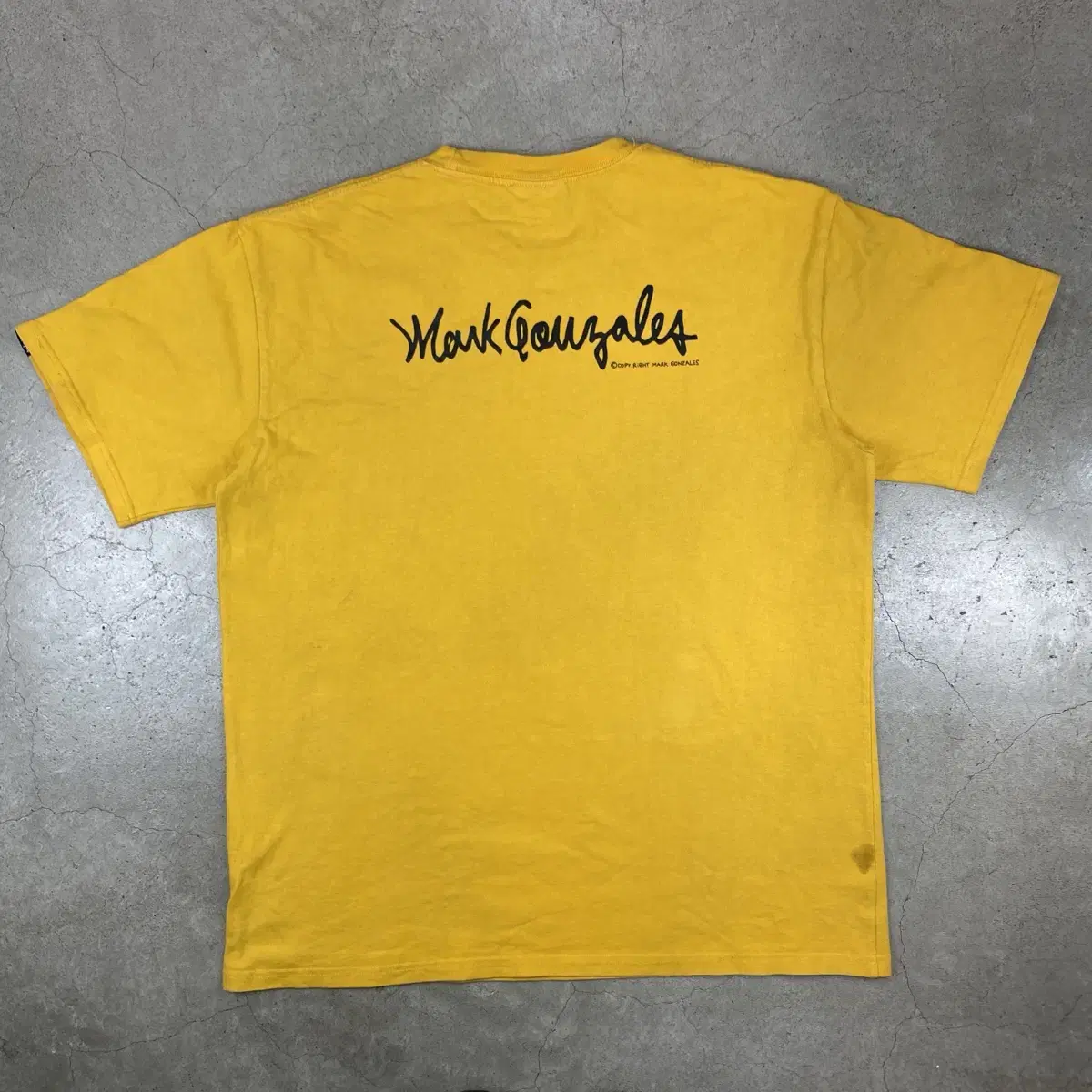 Mark Gonzalez Logo Yellow Short Sleeve Tee