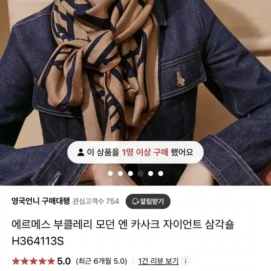 에르메스 삼각숄