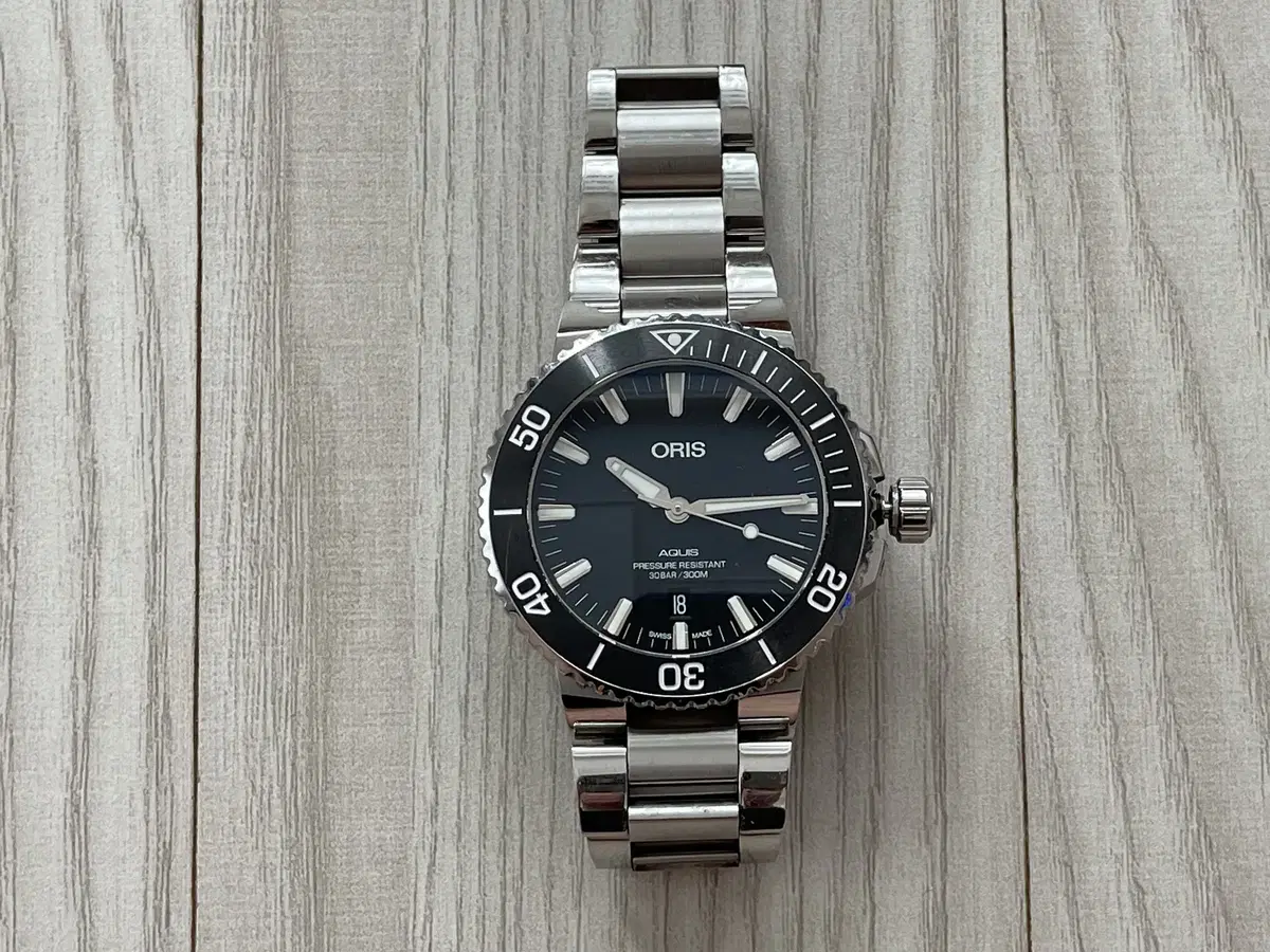 오리스 ORIS 애커스 블랙 43.5mm