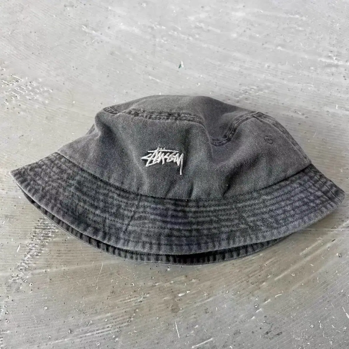 스투시 스탁 버킷햇 Stussy Stock Bucket Hat 데님