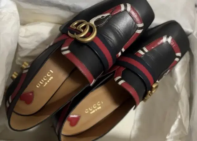 [GUCCI] Yoko Snake womens Loafer