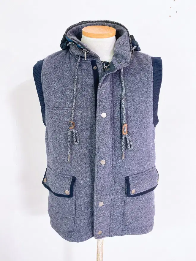 (genuine)series cotton lightweight hooded vest(men's 95)