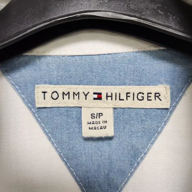 S/P 타미힐피거 TOMMY HILFIGER 화이트 트러커 자켓