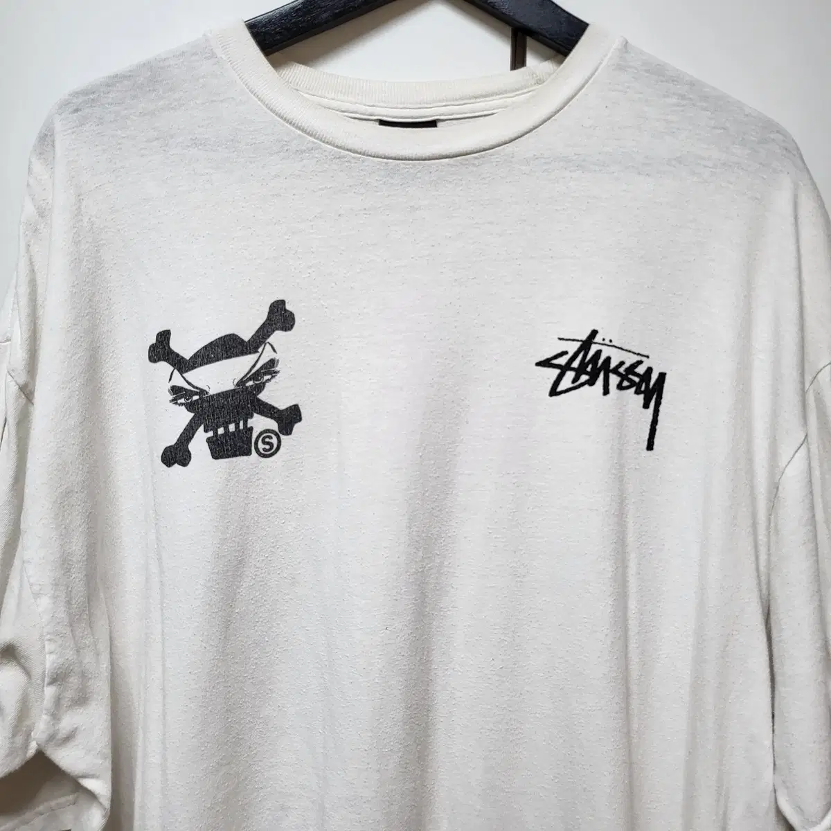 Stussy X Battle Axes 스투시 반팔티 XL