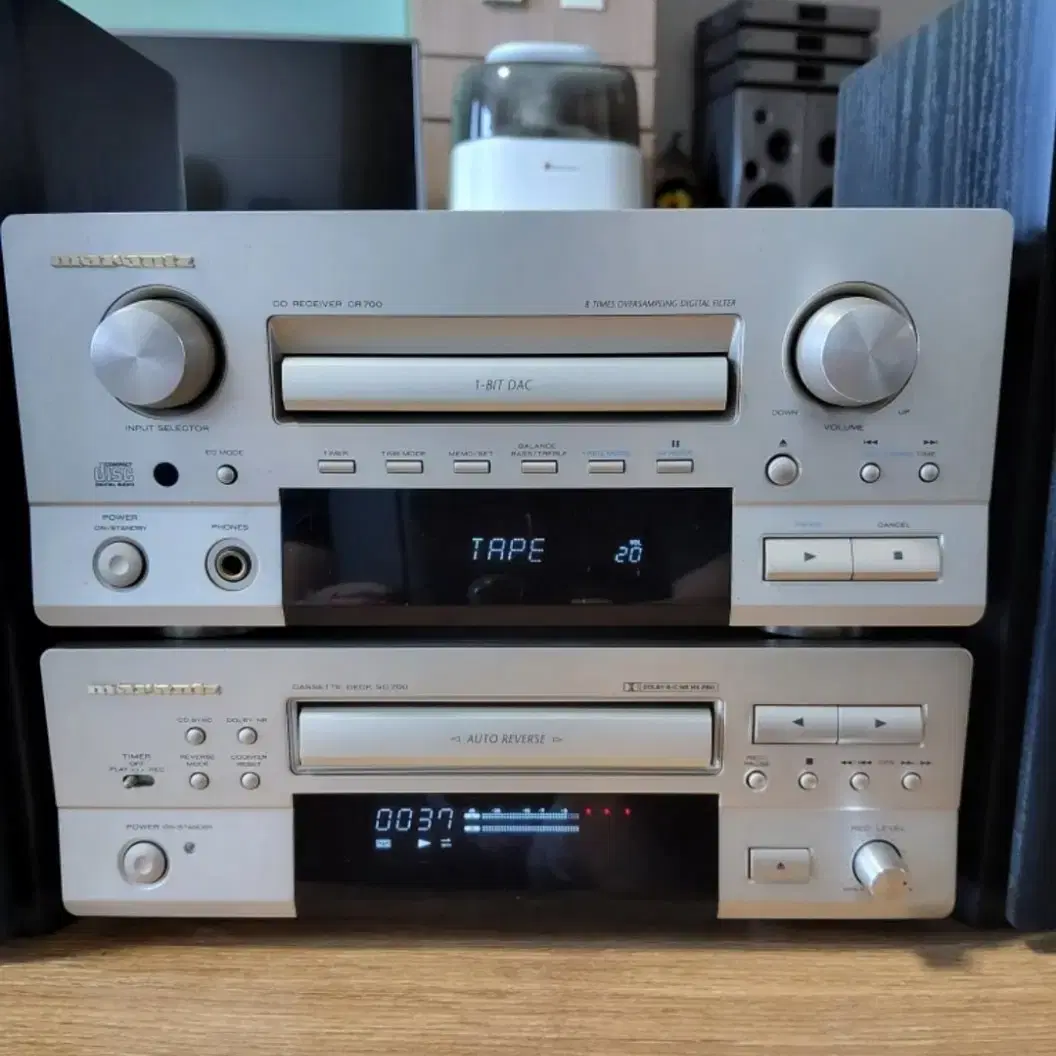 marantz cr-700, sd-700 엠프, 전용스피커.