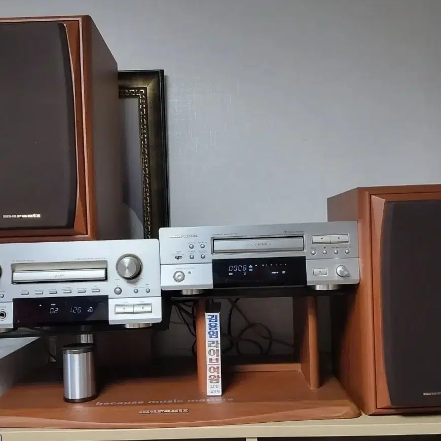 marantz cr-700, sd-700 엠프, 전용스피커.