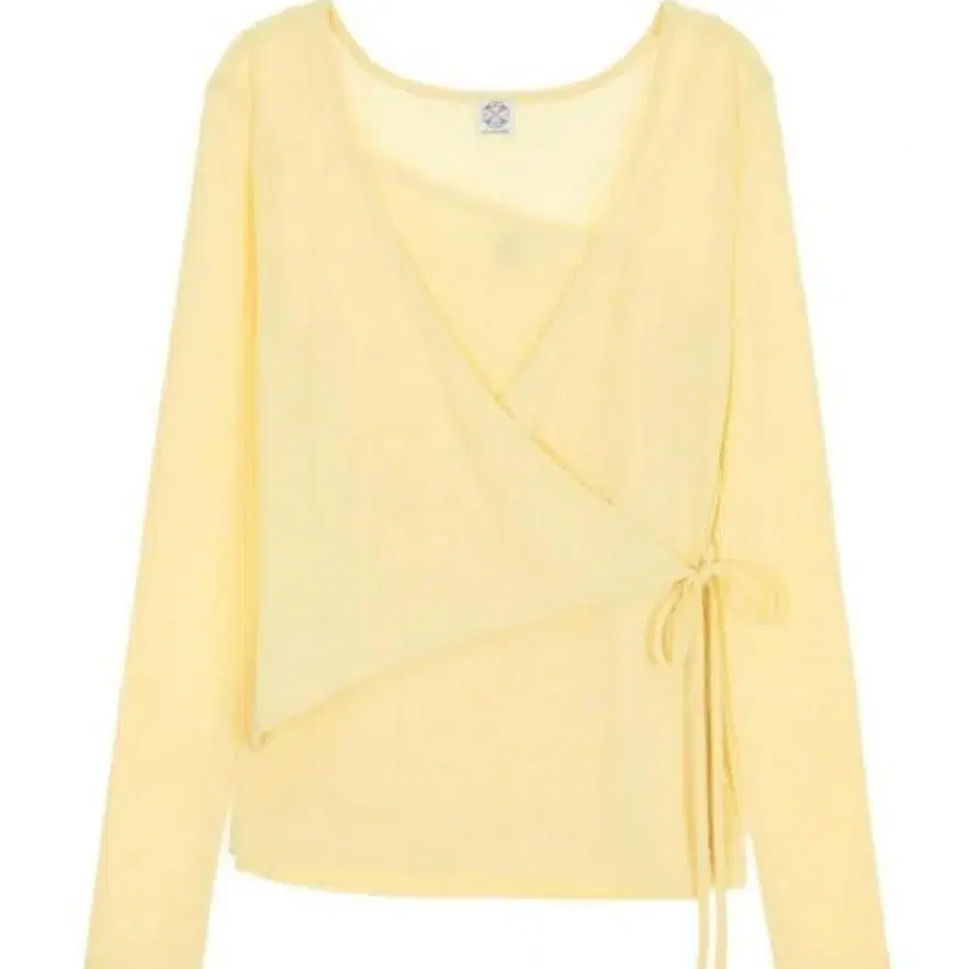 앳코너 wrap top yellow