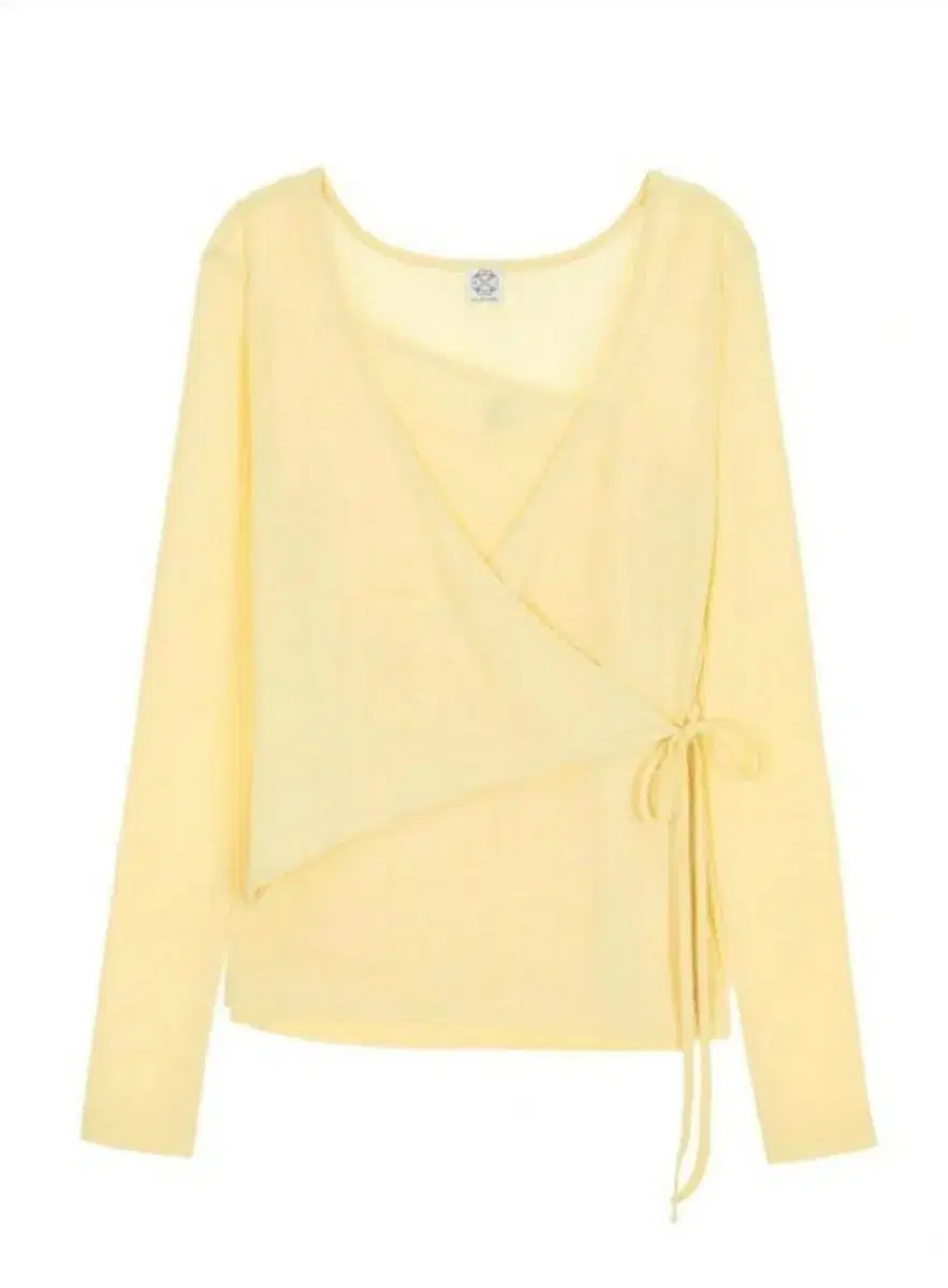 앳코너 wrap top yellow