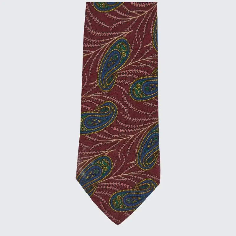 [Christian Dior] Paisley Tie Silk Dog Vintage Classic A24049