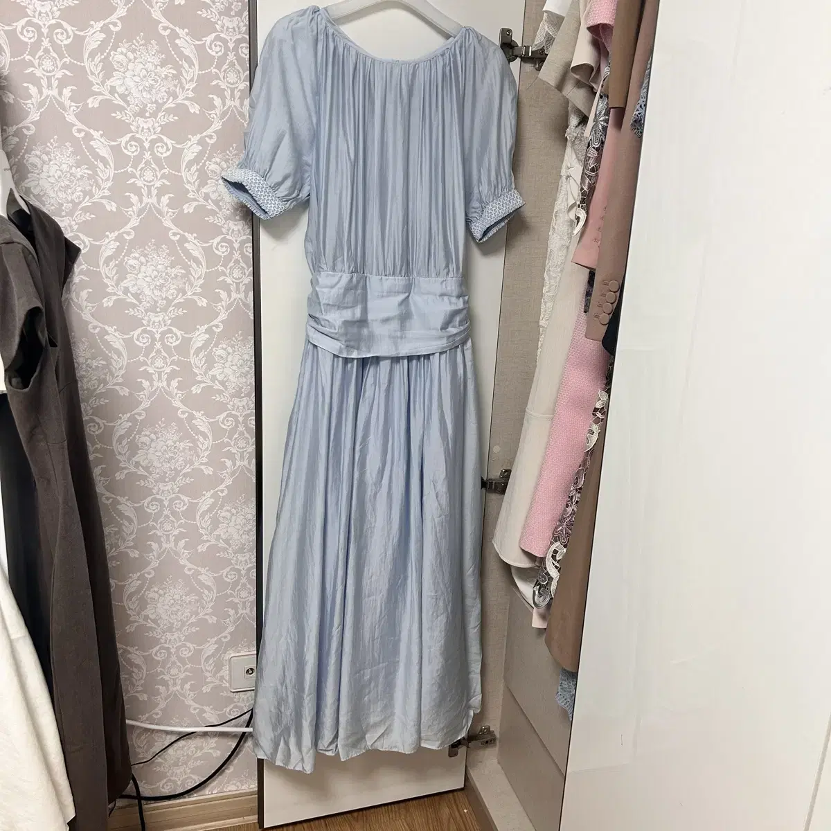 하나보 no.4 dress 아보아보 여름반팔원피스 셔링밴딩원피스