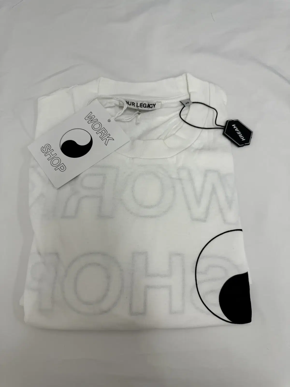 Haregashi Workshop Box T-Shirt White - Seoul Limited 48 Size New