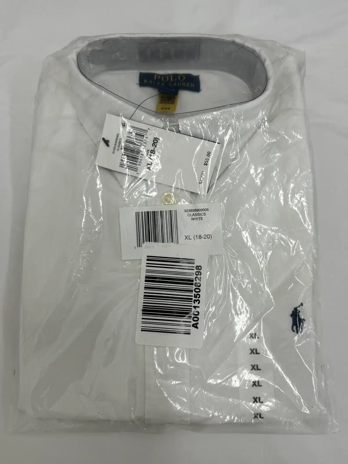 Polo Ralph Lauren Oxford Shirt White Boys (Classic Y Shirt) XLNew