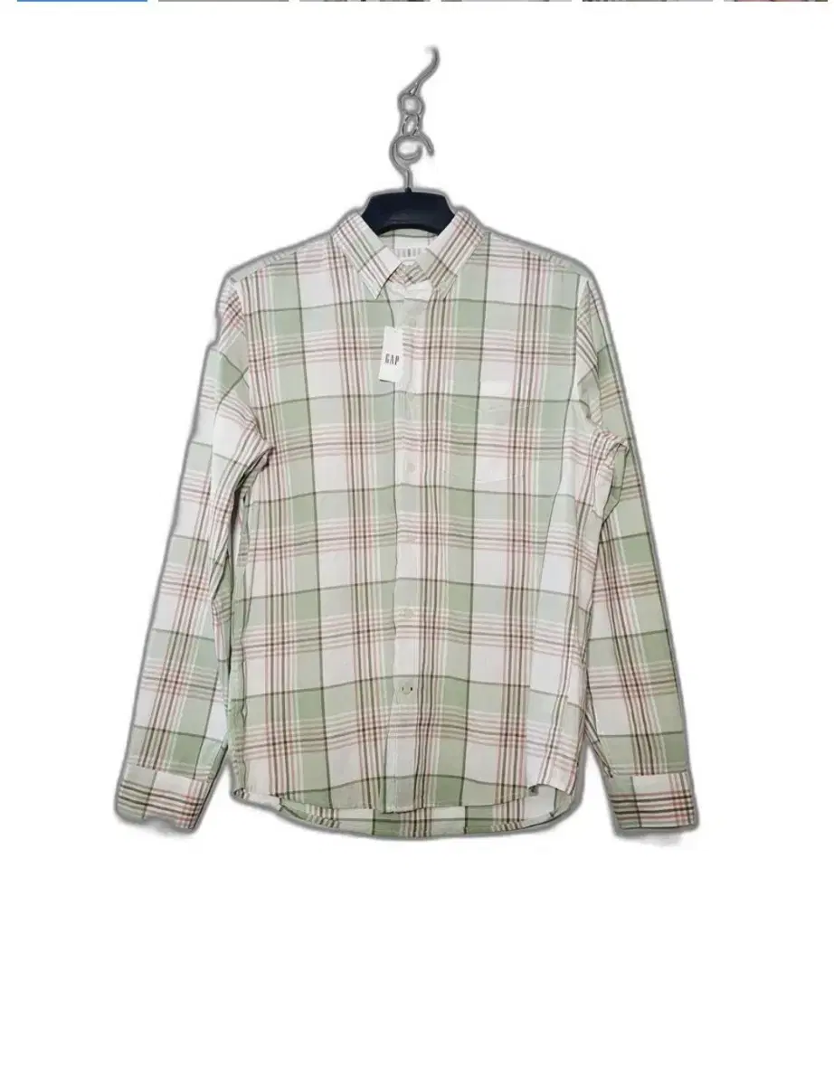 (NEW) GAP Men's Check Long Sleeve Shirt