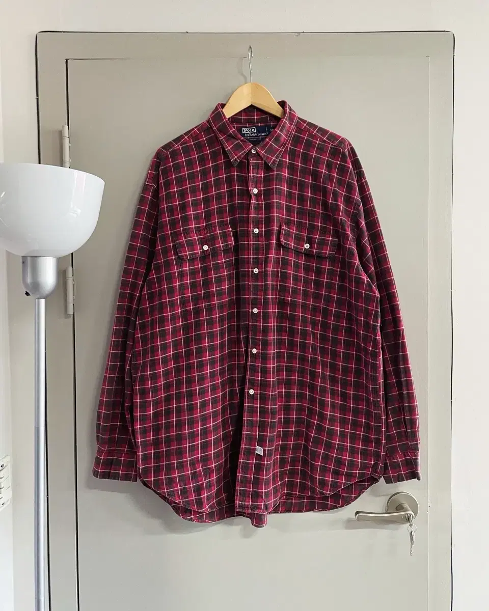 90s Polo Ralph Lauren Flannel Two-Pocket Shirt (105-110)