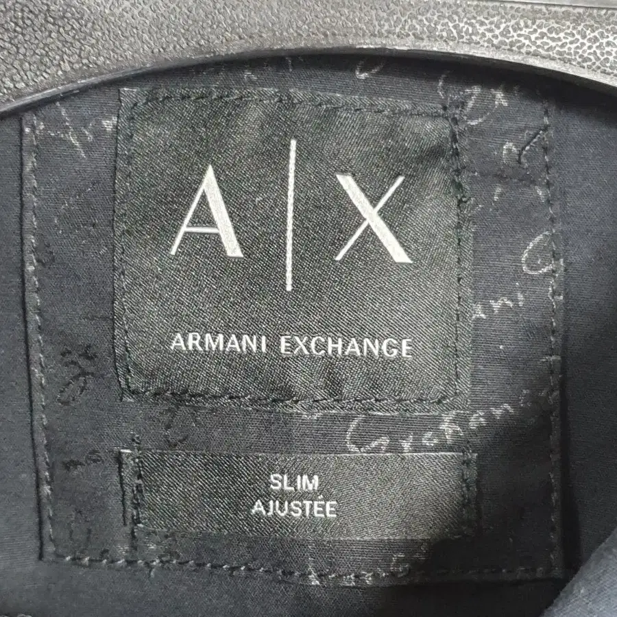 ARMANI EXCHANGE 아르마니 익스체인지 패턴로고 긴팔셔츠